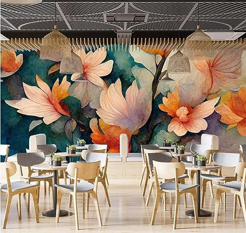 Décoration Murale Peintures murales de papier peint de pétales lumineux 3D, 308 * 220cm Pour Salon Chambre D'Enfants Restaurant Décoration Murale
