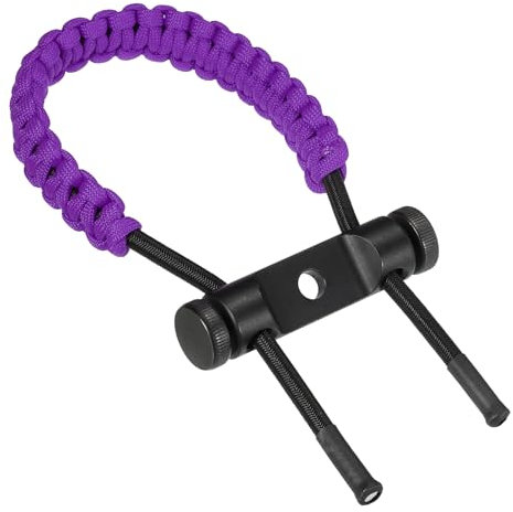 PATIKIL Tir Arc Arc Poignet Sangle, Réglable Composé Tresse Poignet Sangle, Violet