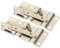 Hemobllo Scissor Hinges - 2 Pcs Tip Out Tray Hinges 45 Degree Scissor Spring Hinge Kitchen Sink Hinge Scissor Hinge for Cabinet Organizer, Kitchen Sink Front Drawer
