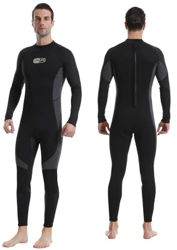 Gimilife Taucheranzüge für Herren und Damen, Herren 3MM Shorty/FullWetsuit Neoprenanzug Damen Ganzkörper im kalten Wasser halten warm für Tauchen Surfen Schnorcheln Kajakfahren