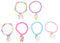 Hohopeti 6St Armband armbänder für kinder geburtstagsgeschenke Geschenke für Mädchen Regenbogen-Armreif bunte Perlenarmbänder Kinder-Handgelenk-Dekor Tier Korn Schmuck Acryl