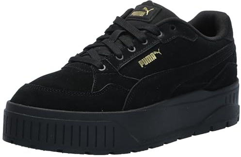 Puma Karmen II Idol, Damen-Turnschuhe, Wildleder PUMA Schwarz PUMA Schwarz, 38 EU