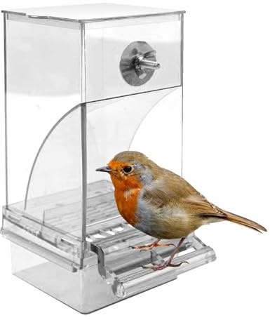 Vogelfutterhaus für Käfig, Vogelfutterstation für Vogelkäfig - Automatische Futterstation für Papageien, kein Durcheinander | Vogelfutterhaus für den Innenbereich, Käfigzubehör