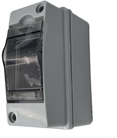 Yhenlovtt 2 Way Garage Consumer Unit Enclosure Fuse Box C16 30MA RCD MCB Fuse Box