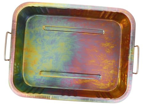 PartyKindom Motorcycle Oil Drain Pan Drip Catcher for Car Sump Pan Easy to Clean for Oil Change