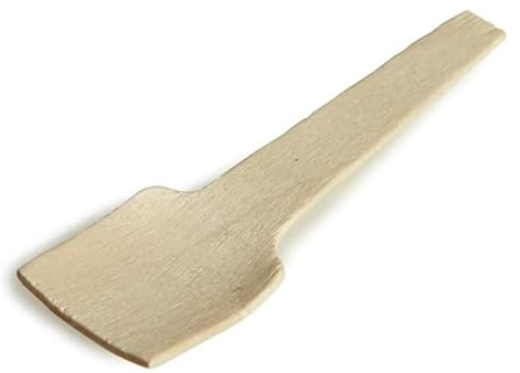 We Can Source It Ltd – Wooden Ice Cream Spoons Spades – Disposable Birch Wood Dessert Spoons with Smooth Finish – Ice Cream, Tasting & Parties – Safe, Durable & Splinter-Free Cutlery - Pack of 500