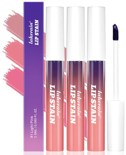 Peel Off Lip Liner Stain,3pcs Lip Liner Stain Peel Off Highly Pigmented Long Lasting,Waterproof Matte Finish (3 Colors/Set)