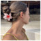 Cybche Pince A Fleur Rose Pince A Cheveux Fleur Acrylique Barrette A Fleur En Résine Accessoires Cheveux Floral Pince A Cheveux Bijoux Pour Femme Coiffure