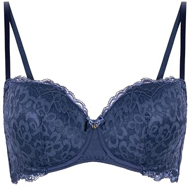 HUNKEMÖLLER Vorgeformter Bügel-BH Marine - Blue Indigo - 70B