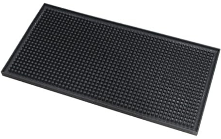 LIGIGWASH Alfombrilla De Antideslizante para Escurrir Tapete De Drenaje Profundos para Vaso y Utensilios De Cocina para Barra y Lavado De