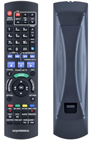 TRUCKON New N2QAYB000616 Ersatzfernbedienung für Panasonic Disc DVD Recorder IR6 DMR-BST700 DMR-BST701 DMR-BST800 DMR-BWT800 DMR-BWT700EC DMR-BWT700 DMR-BST700EG DMRBST700 DMRBST800