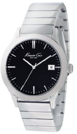Kenneth Cole Herren-Armbanduhr XL Classic Analog Edelstahl KC9118