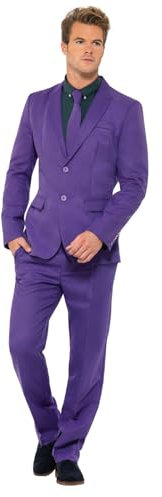 SMIFFYS Il completo Viola, con giacca, pantalone e cravatta