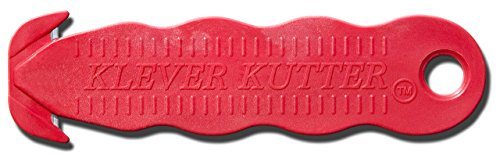 Klever Kutter Box Safety Cutter, Red, 100 Piece