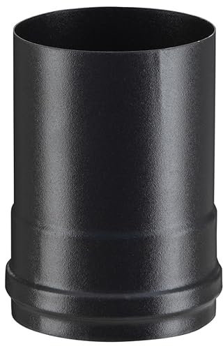 Adaptateur pour raccordement poele granule poujoulat noir dn 80mm