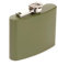 Petaca Militar Bolsillo Verde Oliva de 4 oz 118 ml acero inoxidable