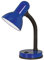 EGLO Tischlampe Basic, 1 flammige Tischleuchte, Schreibtischlampe aus Stahl und Kunststoff, Farbe: Blau, Fassung: E27