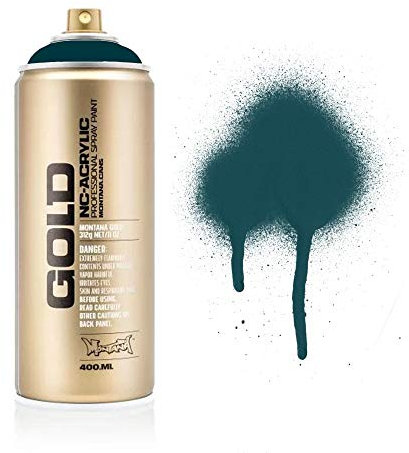 Montana Gold Acrylic Spray Paint - 400ml Can - G6280 - Petrol