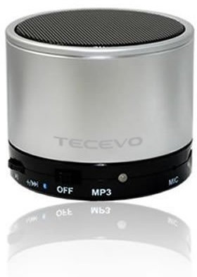 TECEVO S10 Portable Bluetooth Speaker With Handsfree, Built in TF Card (MicroSD) Reader, AUX In Port, 3W RMS Vibration Mini Stereo Speaker With Deep Bass