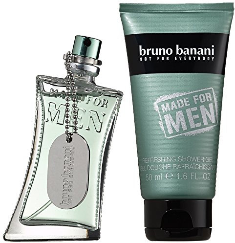 Bruno Banani Made for homme/men Geschenkset, Eau de Toilette Vaporisateur/Spray 30 ml, Duschgel 50 ml, 1er Pack (1 x 80 ml)