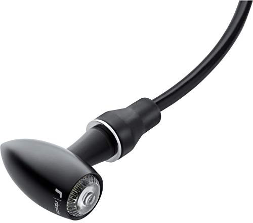 Rizoma Motorrad Blinker E geprüft LED Blinker/Rücklicht Club S Alu M8 Ø21mm FR155B schwarz