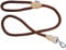 The Dog Company Dog & Co Soft Touch Rope Trigger Dog Lead, 1.4 x 120 cm, Brown