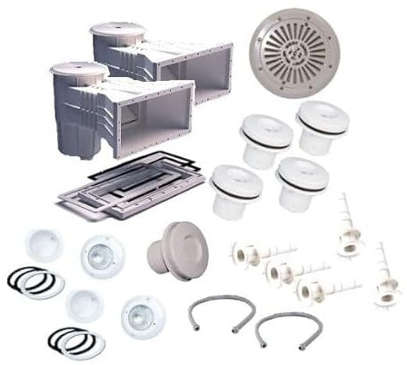 PISCINEO Kit pièces à sceller pour Piscine enterrée Liner 10m x 5m