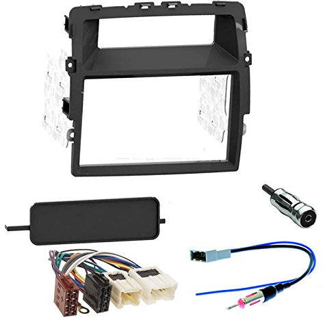 Sound Way Kit Montage Autoradio Cadre de Radio 2 DIN Compatible avec Trafic Nissan PRIMASTAR Opel VIVARO