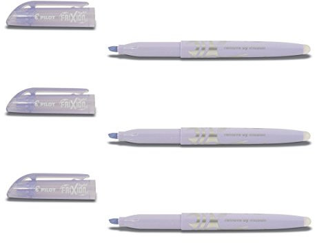 Pilot Frixion Light Soft Pastello (evidenziatore, morbido pastello, viola, 3 pezzi)