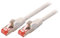 Invero® High-Speed Cat 6 Ethernet RJ45 (8P8C) Male - RJ45 (8P8C) Male Network S/FTP LAN Cable PC Router Patch Snagless Lead 100% Copper, Supports 1000 Mbps - 30m Grey