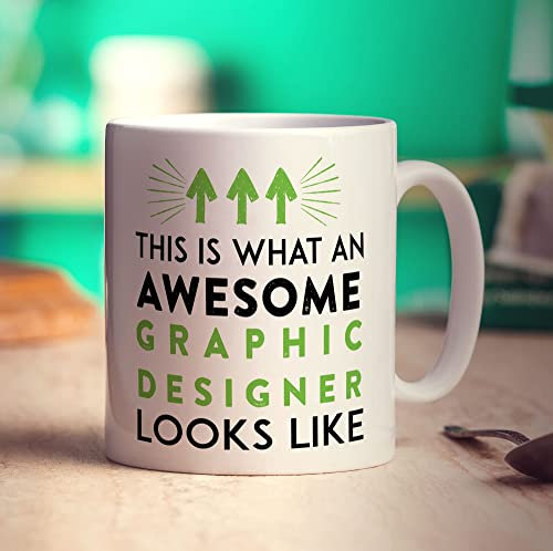 Printster This is What an Awesome Graphic Designer Looks Like Mug - 11oz Ceramic Cup