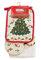 Ethel May 3 Pack Christmas Festive Xmas Tea Towel Set includes Tea Towel Oven mitt Gloves and Pot Mat Santa, Snowman, christmas tree and baubles (Christmas tree)