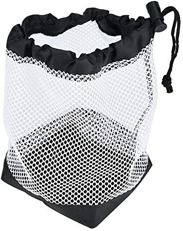 VOBOR Durable Nylon Golf Mesh Pocket Storage Bag, Super Strong Carry Hand Painted Rope Mesh Bag Portable Golf Tool Storage Bag