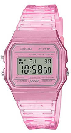 Casio Hommes Numérique Quartz Montre avec Bracelet en Résine F-91WS-4CF