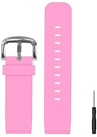 Coholl Kinder Smartwatch Telefon Ersatzbänder 18mm, kompatibel mit Vtech Kidizoom DX2 PTHTECHUS AGPTEK INIUPO MeritSoar Tech XPLORA Silikon Armband,Mädchen Jungen Student Geschenk,Rosa