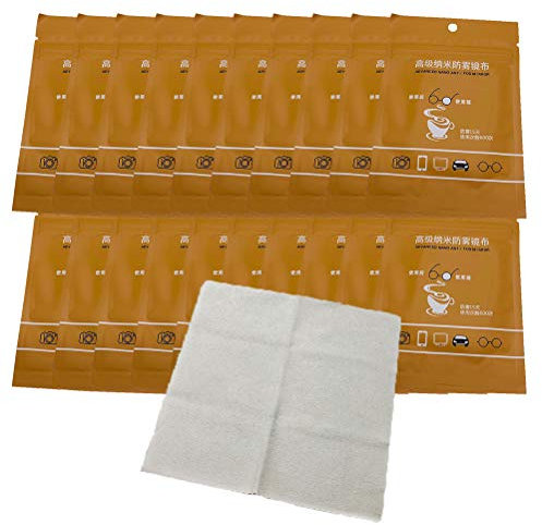 Ububiko 20PCS Anti-Fog-Tücher, Brillen-Tücher, für Anti-Fog-Gläser, Anti-Fog-Tücher, Ideales Anti-Fog-Tuch gegen Dampf, Beschlagen