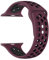 EWENYS Sportarmband aus Doppelten Stifte kompatibel mit Apple Watch Series 9 8 7 41mm, Series 6 5 4 SE 40mm, Series 3 2 1 38mm Silikon Nike Sport Uhr Armband (Pflaume schwarz)