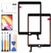 Touchscreen-Ersatz-Set Compatible für iPad Air 2 2. Generation 9.7 A1566 A1567 (kein LCD, Keine Anleitung), Touch-Digitalisierer, Glas-Reparaturteile, inklusive gehärtetem Glas