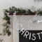 Ginger Ray TIS-618 Laub Weihnachtsgirlande, Silber