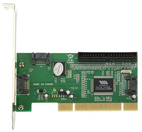 ZZjingli PCI SATA zur IDE Serial ATA Card/Controller-Karte (grün)