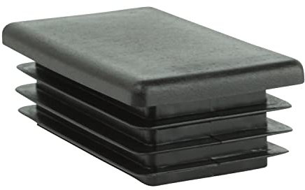 VONLIS Lamellenstopfen Rechteckig Rohrstopfen Stopfen Rohrkappen Kappe Abdeckung Gleiter 50 x 70 mm 10 Stück