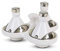 Tajine mini blanc avec métal 3 pièces