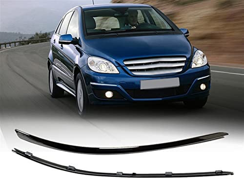 MSRAO Auto Paraurti Anteriore Chrome Riflettore Striscia per Mercedes-Benz Classe B W245 2008-2010 A1698851721 A1698851821