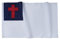 FRF FLAG Christliche Flagge, 60 x 91 cm, für den Außenbereich, besticktes Kreuz, mit 2 Messingösen und 4 Reihen von unteren Stichen