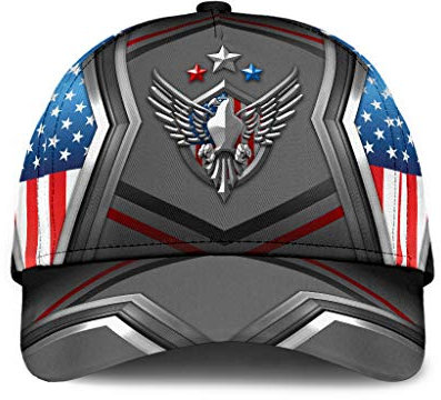 Baseballmütze Unisex Mütze Vintage Basecap Sport Baseballkappe Für Herren Damen Adler Symbol Amerika, Us Flagge, Patriotischer 4. Juli, Unabhängigkeitstag, Einzigartige Geschenkidee