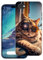 WUACYEAMING Hülle für LG Q6,Aesthetic Motiv Weiche Silikon Muster TPU Bumper Stoßfest Schutzhülle Transparent Mädchen mit Cover HandyHülle case Pattern-(Katze)