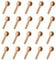 Juego de 20 Mini Cucharas de Madera - Medidoras de Té, Pequeñas para Salsa, Mezcladoras, Personalizadas - Adecuado para Cocina