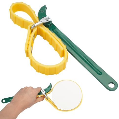 Clé à Sangle pour Filtre à Huile 9 Pouces, Multifonction Universelle Réglable en Caoutchouc, pour Réparations Automobiles, Marines, de Plomberie
