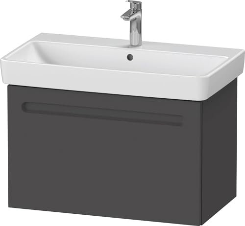 Duravit No.1 Waschbeckenunterschrank wandhängend Graphit 740x426x478mm