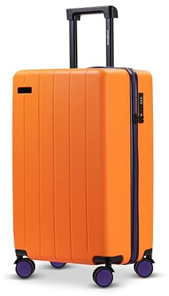 ETERNITIVE - Koffer I Reisekoffer aus ABS I Rollkoffer I Reisetrolley Leicht mit 4 Doppelrollen 360° I Hartschalenkoffer mit TSA-Schloss